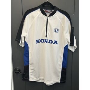 Honda Speedgear Quarter Zip Racing T-shirt Size‎ Large